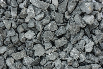 grey granite gravel background for mix concrete