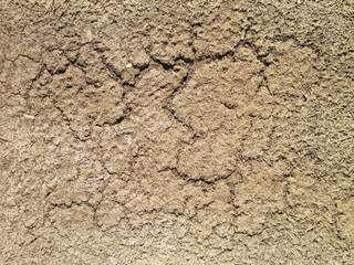 cracks in the ground