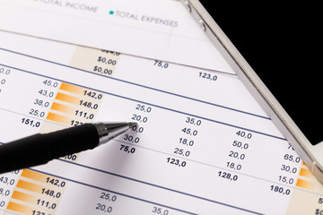 Business graphics, financial analysis