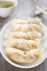 Asian Chinese food fresh dumplings