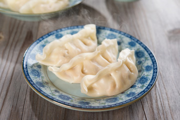 Asian Chinese cuisine fresh dumplings