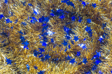 New Year tinsel balls Christmas decorations
