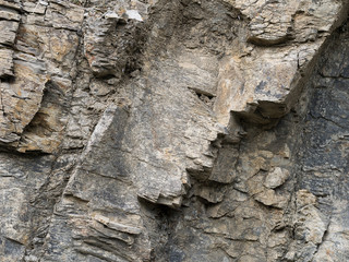 The face in the rocks - geologically interesting