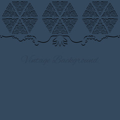 vintage background frame design