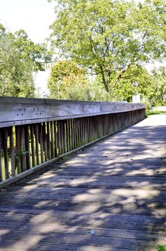 Br&uuml;cke im Park in Eggenstein