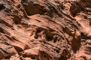 Wand aus Rotsandstein