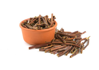 Dry Marsh Cinquefoil, Potentilla palustris. Dry medical herbs.