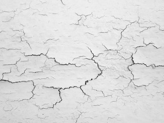 Cracked concrete wall background
