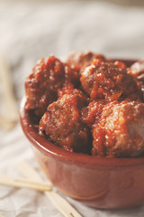 Meatballs, vintage color edition