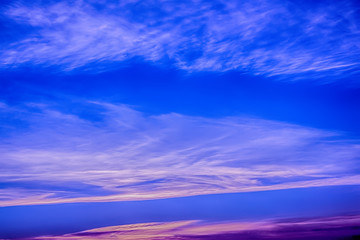 Sunset Paradise. Amazing sunset. Fantastic colorful sunset and dark ominous clouds. Beauty world.