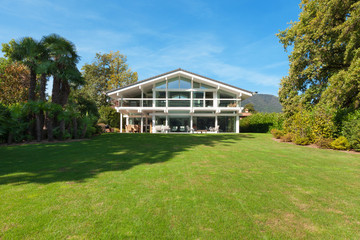 beautiful house with garden