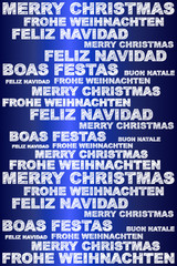Frohe Weihnachten in verschiedenen Sprachen