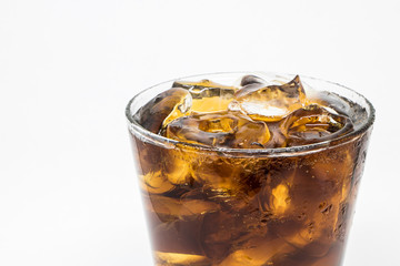 soft drink  white isolate Background