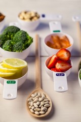 Portion cups of healthy ingredients