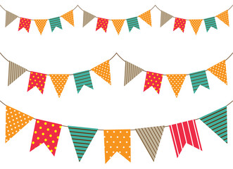 Obraz premium colorful bunting flag