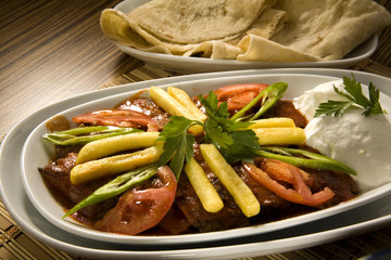Iskender kebab