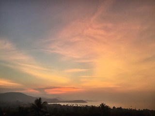 Закат в тропиках