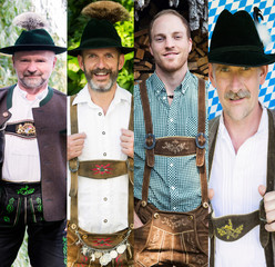 group of bavarian men