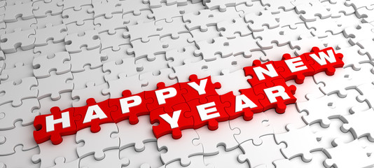 Happy New Year Jigsaw Puzzle