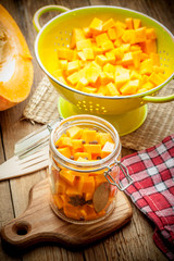 Pickled pumpkin.