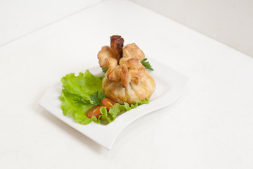 куриная ножка в тесте