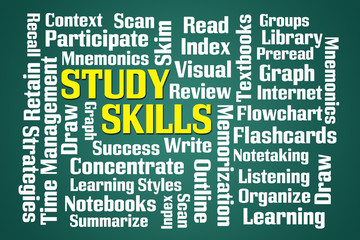 Study Skills Word Cloud