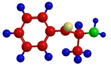 Molecular structure of cathionine