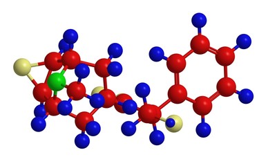 Molecular structure of scopolamine