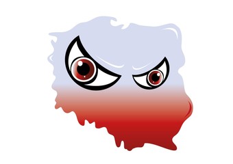 Polska,mapa,orzeł © monikakosz