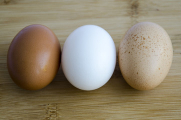 Chicken eggs