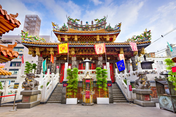 Kwan Tai Temple of Yokohama, Japan.