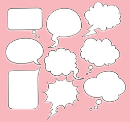 simple comic speech bubble