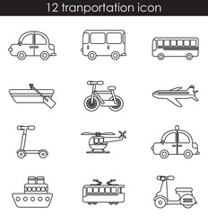 transportation line icon