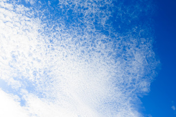 Close up shot Abstract from of Cloud and blue sky