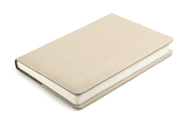 New closed hardcover book