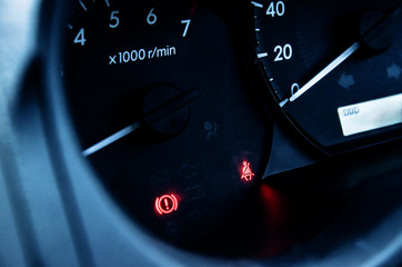 seat belt sign , safety concept