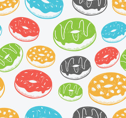 vintage doughnut pattern