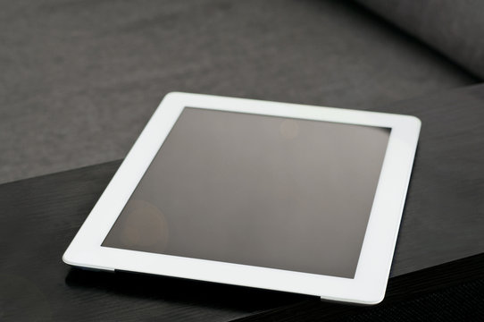 white tablet closeup