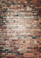 Naklejka premium old bricks wall texture background