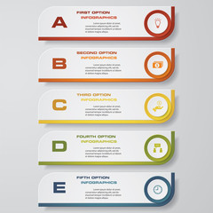 Design clean number banners template/graphic or website layout. Vector.