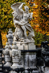 Fototapeta premium Nymphenbad (Nymph Bath) Sculptures. Zwinger Palace. Dresden.