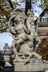 Fototapeta na wymiar Nymphenbad (Nymph Bath) Sculptures. Zwinger Palace. Dresden.