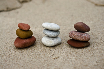 Fototapeta na wymiar Kamienie na plaży