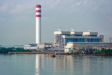 Obraz premium Coal-fired power station