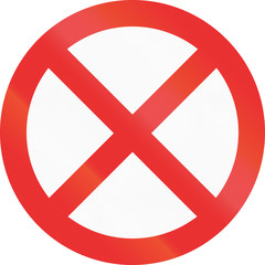 Obraz premium Stopping Restriction in Mexico