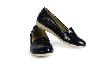 Woman shoes isolated on a white background