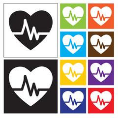 Heartbeat Echocardiography Cardiac exam Form of heart and