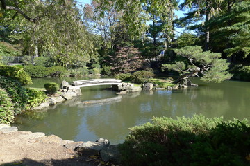 Fototapeta na wymiar Japanese Garden at Fairmount Park, Philadelphia