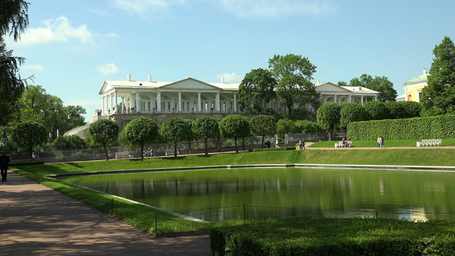 Cameron gallery. Pushkin. Catherine Park. Tsarskoye Selo. 4K.