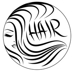 Fototapety  włosy falowane logo